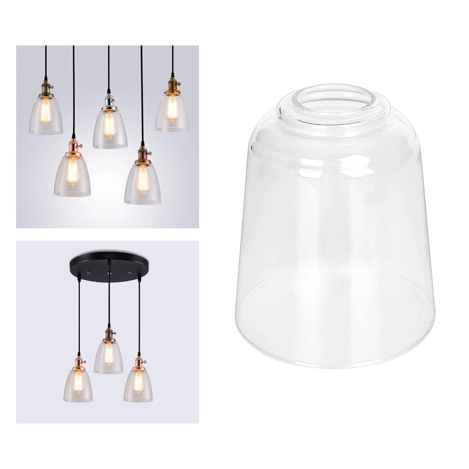 Glass lampshades (parts)