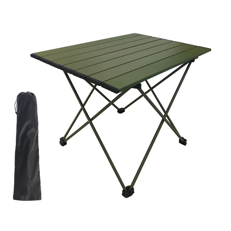 Folding tourist table